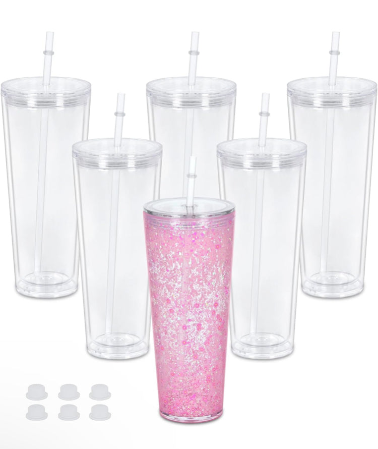 24 OZ SNOW GLOBE TUMBLER