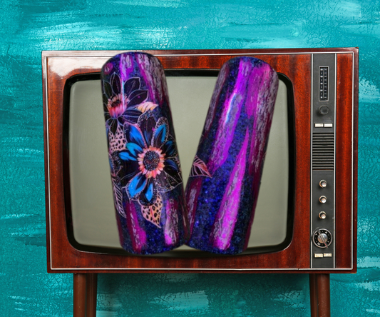 30 OZ ARTSY FARTSY FLOWER TUMBLER