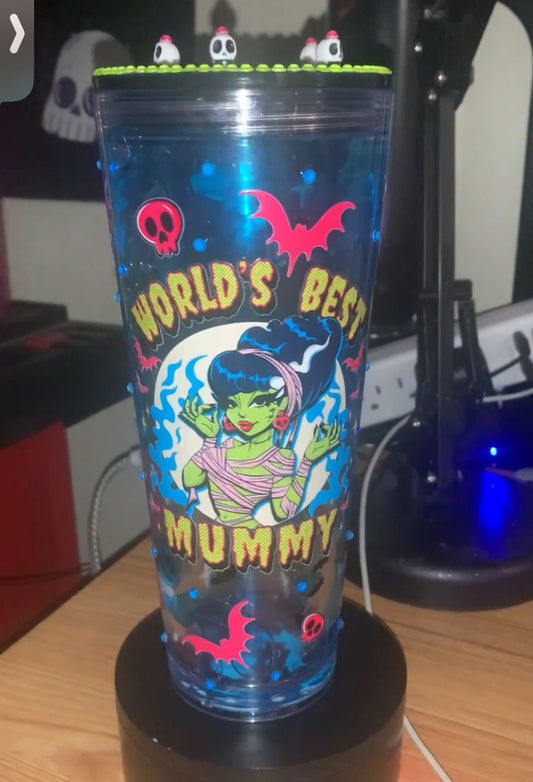 24 OZ SNOW GLOBE TUMBLER